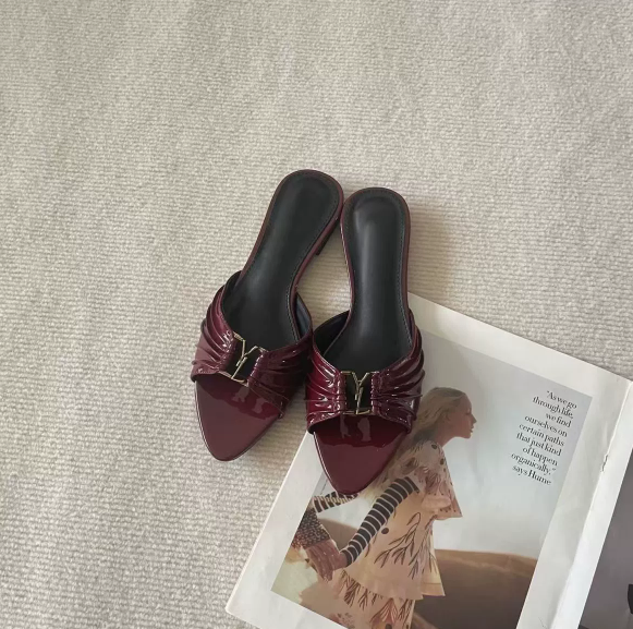 Women Fashion Slides with Box #YS