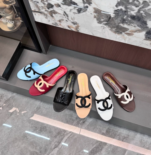 Women Fashion Slides with Box #CHN