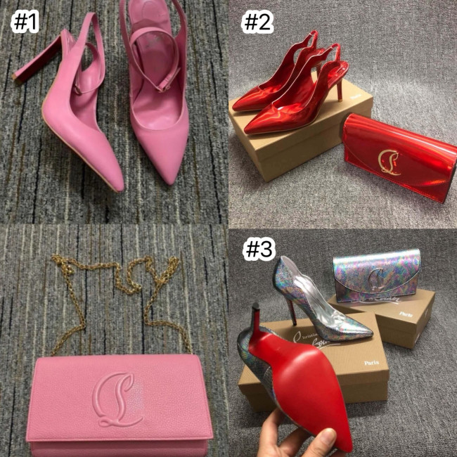 Fashion CL Heels with Bag Set