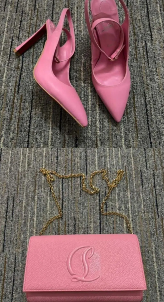 Fashion CL Heels with Bag Set