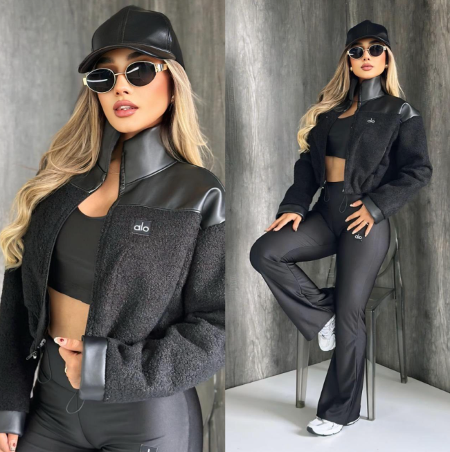 Fashion Alo Furry Jacket No Tags