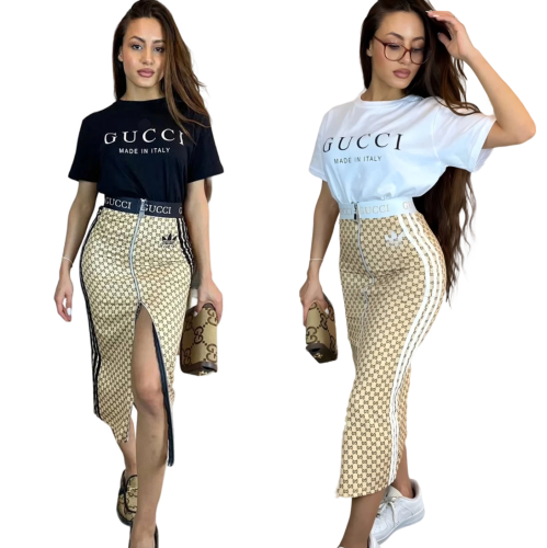 Fashion Tshirt with Skirt Set #GUI