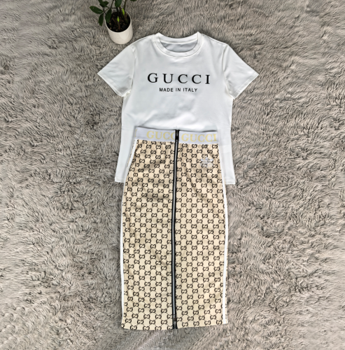 Fashion Tshirt with Skirt Set #GUI