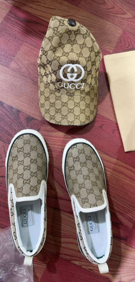 Fashion Shoes with Hat Set #GUI
