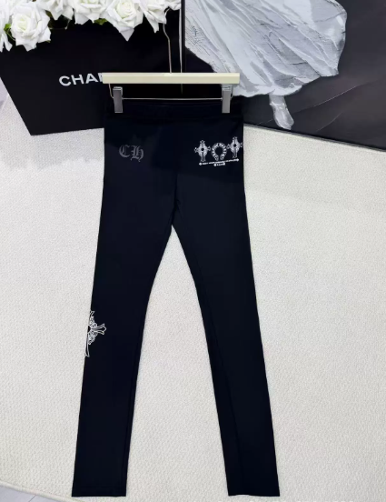  Fashion Chrome Heart Leggings #NOO