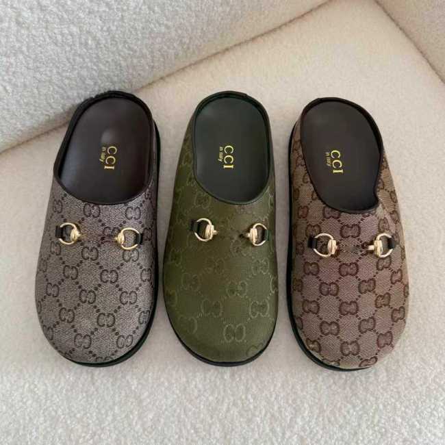  Fashion Mules Shoes with Box #GUI