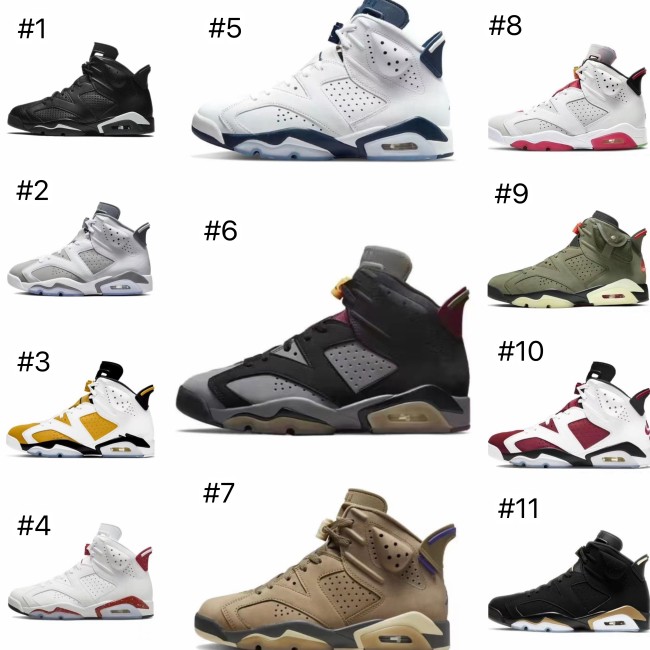Fashion AJ6 Men Sports Shoes with Box
