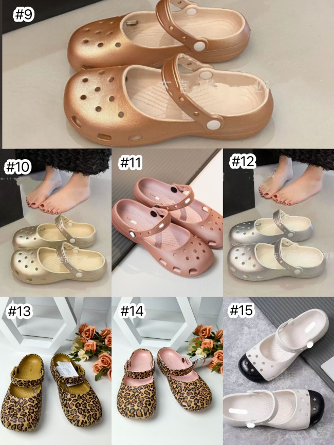  Fashion Crocs Shoes with Tags No Box