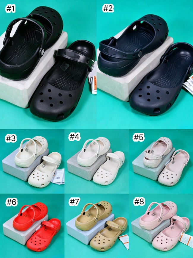  Fashion Crocs Shoes with Tags No Box