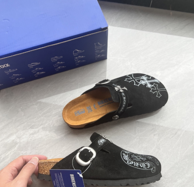 Fashion Chrome heart Shoes with box #NOO
