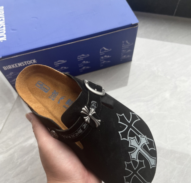 Fashion Chrome heart Shoes with box #NOO