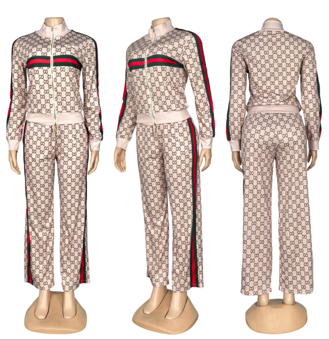 Women Fashion 2 pcs Jacket Set #GUI