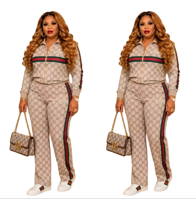 Women Fashion 2 pcs Jacket Set #GUI