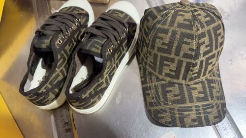 1 Set Fashion Casual Shoes & Hat  #FEI