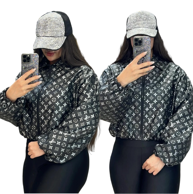 Women Fashion PU Leather Jacket #LOV