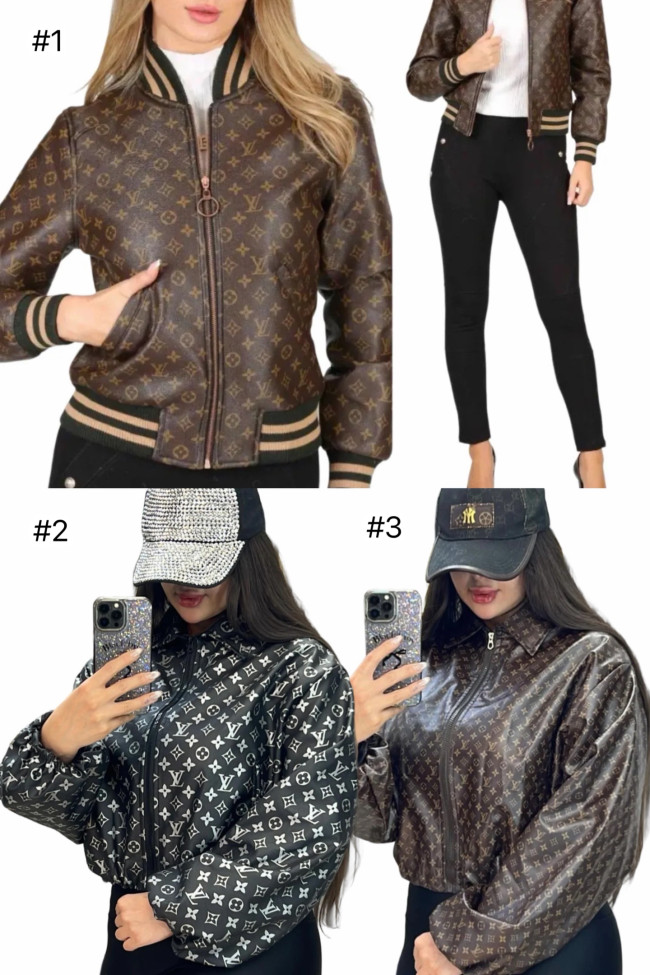 Women Fashion PU Leather Jacket #LOV