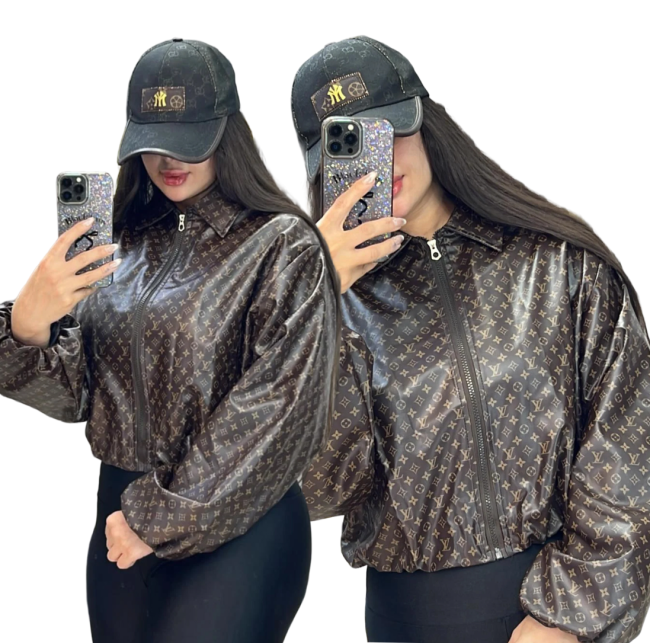 Women Fashion PU Leather Jacket #LOV