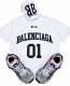 Fashion Shirt Shoes with Hat Set #BAL