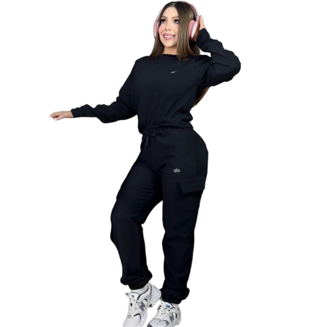  Women Fashion Alo 2 pcs Set