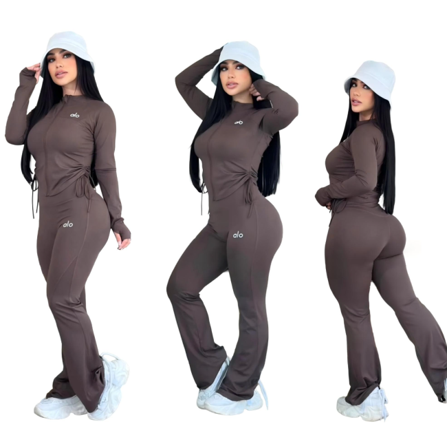  Women Fashion Alo 2 pcs Set