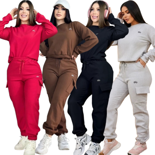  Women Fashion Alo 2 pcs Set