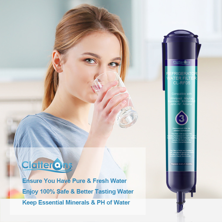 Clatterans CLRF05 Refrigerator Water Filter 3 EDR3RXD1 4396710 4396841