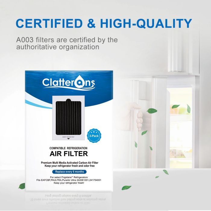 CL-A003x3 Electrolux Refrigerator Air Filter EAFCBF, PureAir Ultra PAULTRA Air Filter
