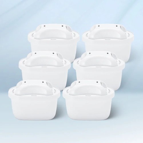 Clatterans Replacement Pitcher Water Filter for Brita Mavea Maxtra 105731 1001122 and LEVOIT Pitcher -6 Pack