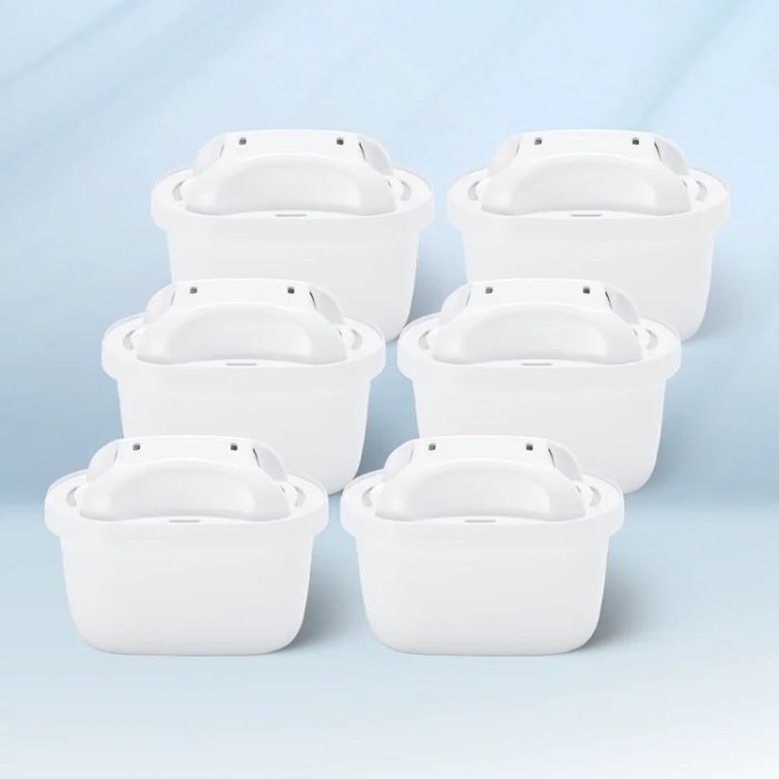 Clatterans Replacement Pitcher Water Filter for Brita Mavea Maxtra 105731 1001122 and LEVOIT Pitcher -6 Pack
