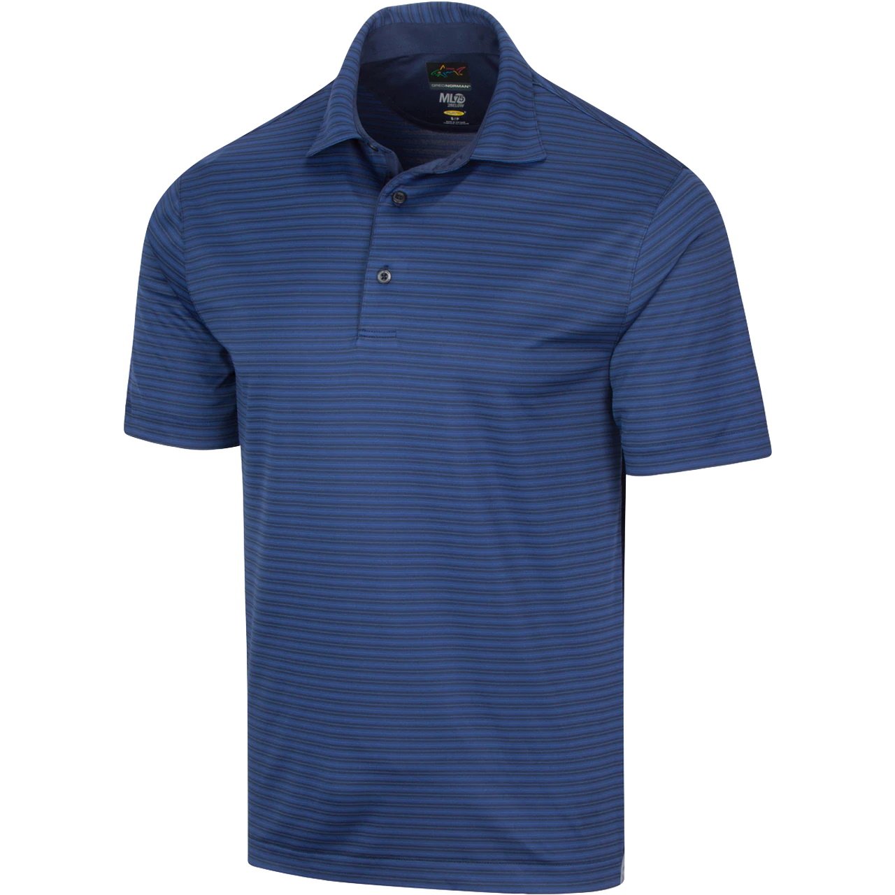 ML75 Microlux 2Below Multi Stripe Polo