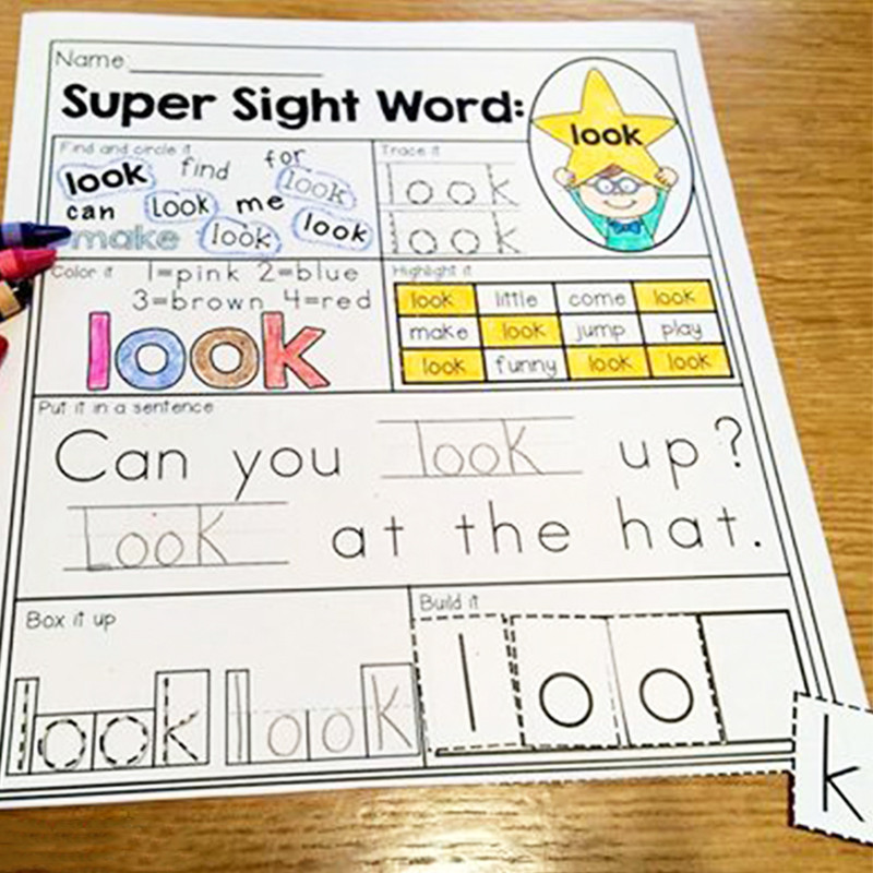 us 6 99 220 sight words super stars of pre primer to 3rd grade 5 sets no prep the bundle pdf file m learningfunny com
