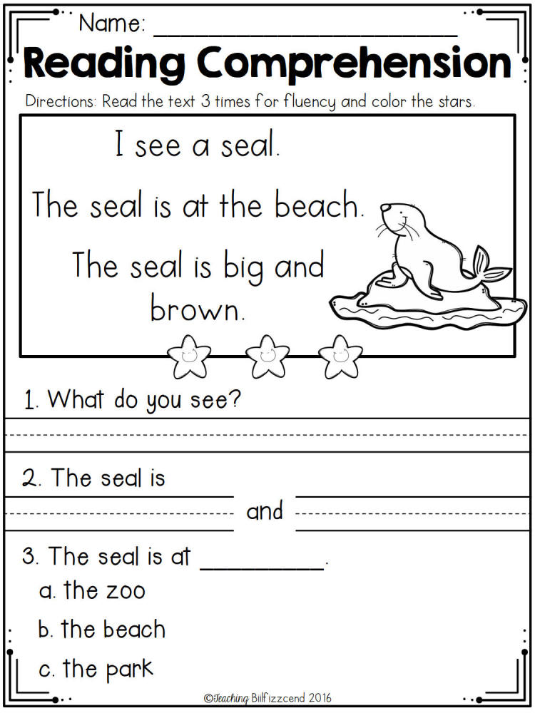 us 9 99 kindergarten reading comprehension passages and questions the bundle pdf file m learningfunny com
