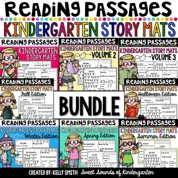 US$ 9.99 - Kindergarten Reading Comprehension Passages ...