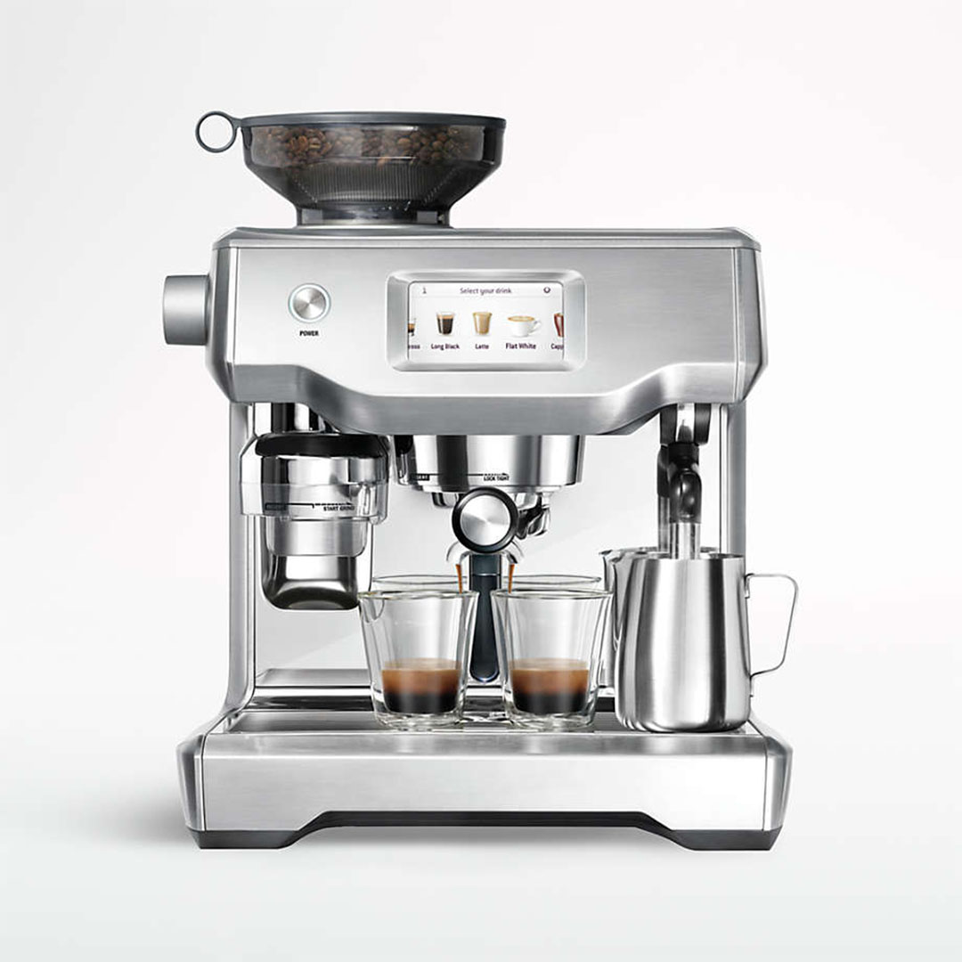 Brushed Stainless Steel Espresso Machine
