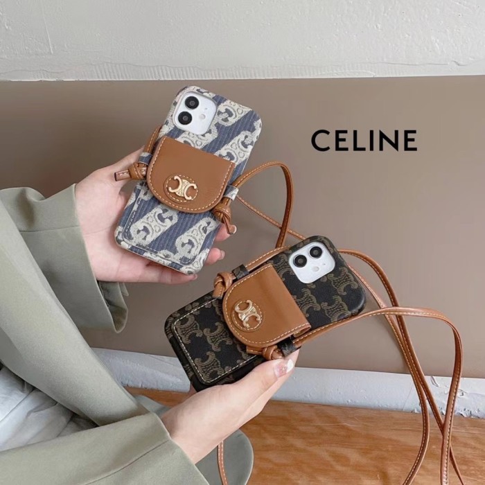 セリーヌ iPhone13 Proケース ショルダースマホケース Celine 新品発売
