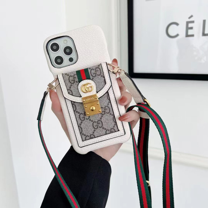 GUCCI iPhone 13ケース ホワイト