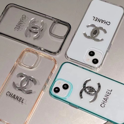シャネル iPhone 13ProMaxケース ココマーク Chanelロゴ付き iPhone13Proケース CHANEL アイフォン 12ProMaxカバー スタイリッシュ chanel iPhone11ケース カジュアル お洒落 シンプル クリア 全4色