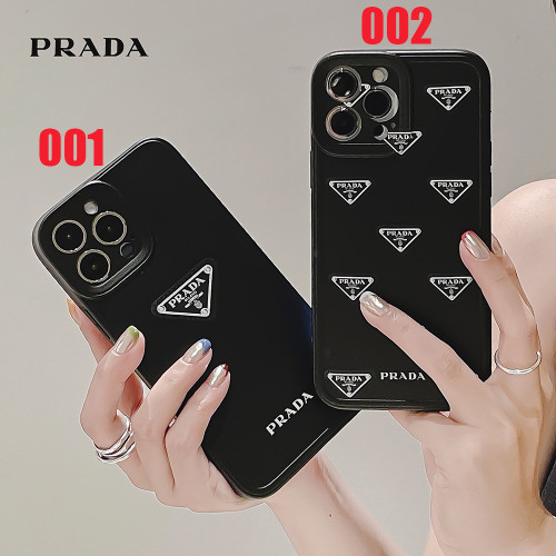 プラダ iPhone13ProMaxケース ロゴプリント PRADA iPhone13Proケース レディース Prada iPhone12 ProMax/11 Pro/XS Max/8 Plusカバー シンプル 個性的 メンズ 黒 ソフトケース 人気おすすめ