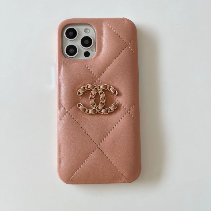シャネル iPhone14 Proケース ピンク