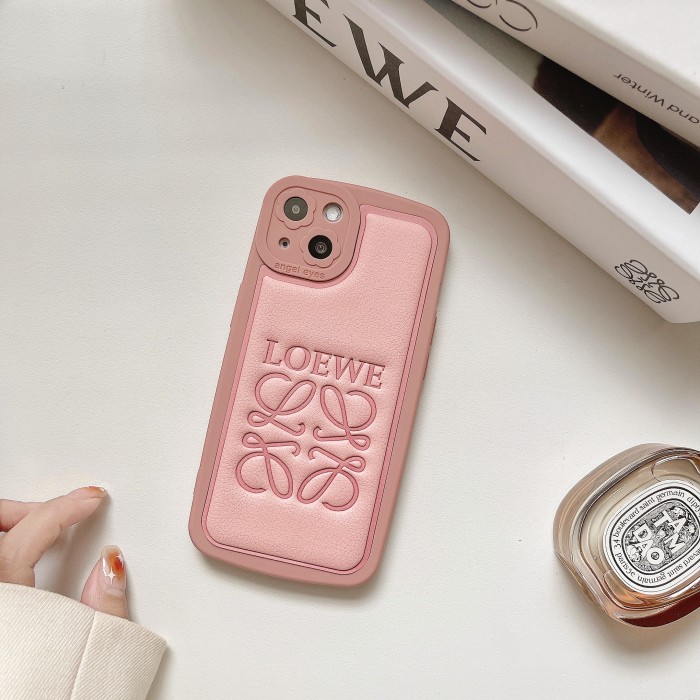 LOEWE iPhone 14ProMaxケース ピンク