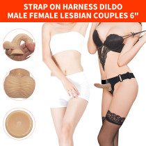 6‘ Realistic Strap on Dildo Harness