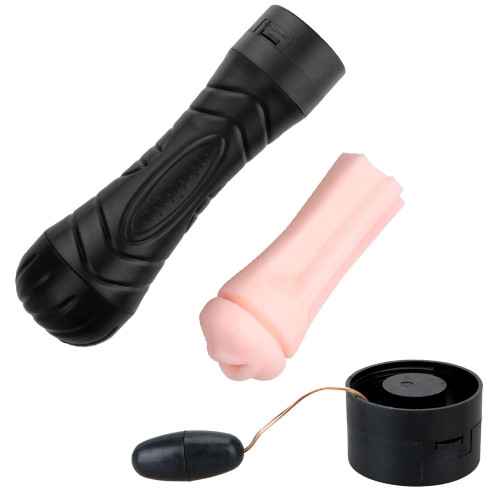 Male Masturbator Cup Multi-speed Realistic Pussy Ass Vibrator Sex Toys for Men