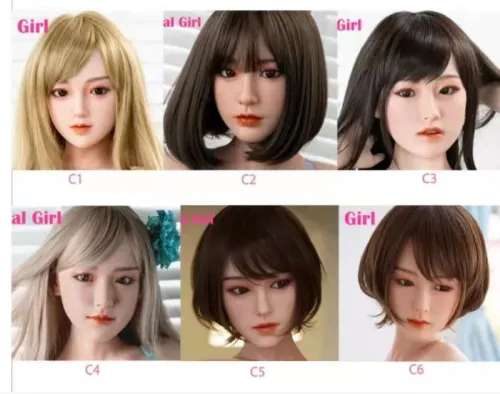 Real Girl ラブドール (C工場製) 人気頭部のみ ヘッド単体 硬質シリコン製 M16ジョイント C番号