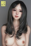 シリコン頭部+TPEボディリアル ラブドールR51