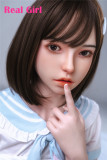 Real Girl 電動オナホール ラブドール マンコの挟吸機能 148cm貧乳 D3ヘッド ボディ選択可 軟質シリコン材質頭部 口開閉機能やリアル口腔が無料