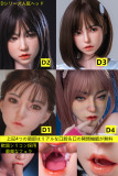 Real Girl 電動オナホール ラブドール マンコの挟吸機能 148cm貧乳 D3ヘッド ボディ選択可 軟質シリコン材質頭部 口開閉機能やリアル口腔が無料