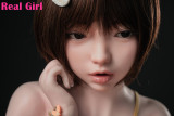 Real Girl 電動オナホール ラブドール マンコの挟吸機能 148cm貧乳 D6ヘッド ボディ選択可 軟質シリコン材質頭部 口開閉機能やリアル口腔が無料付き