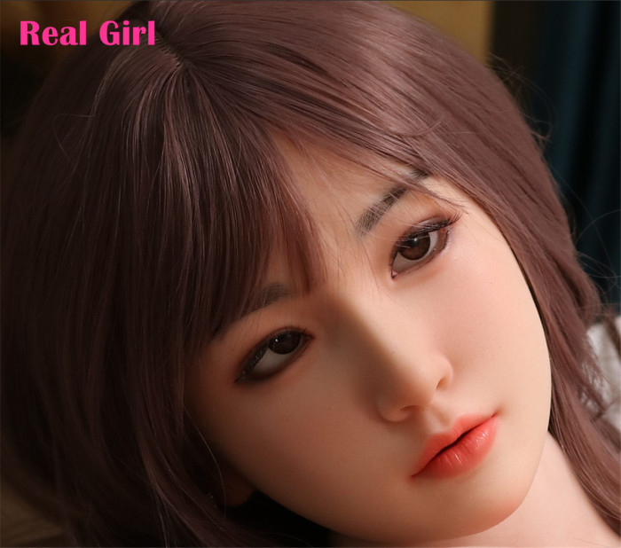 Real Girl D11ヘッド 軟質シリコン製 可愛い 女性ヘッド ラブドールの頭 頭部単品 ヘッド単体 M16ボルト採用 140-170CM身長適用 職人メイク 塗装済み 口開閉機能付き リアルな口腔構造無料