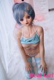 Real Girl アニメドール ラブドール 148cm貧乳 アニメ＃1ヘッド ボディ選択可 軟質シリコン材質頭部 口開閉機能やリアル口腔が無料付き