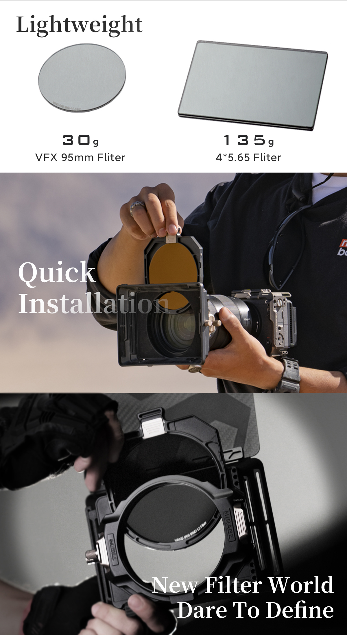 TILTA Vaxis VFX 95mm Polarizing Filter - ビデオカメラ